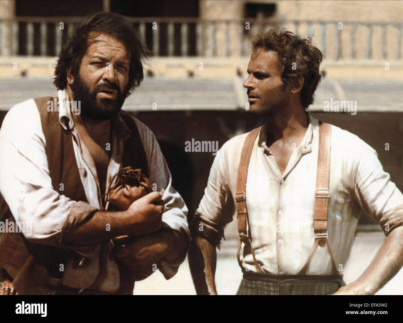 BUD SPENCER, terence hill, TRINITY EST TOUJOURS MON NOM !, 1971 Photo