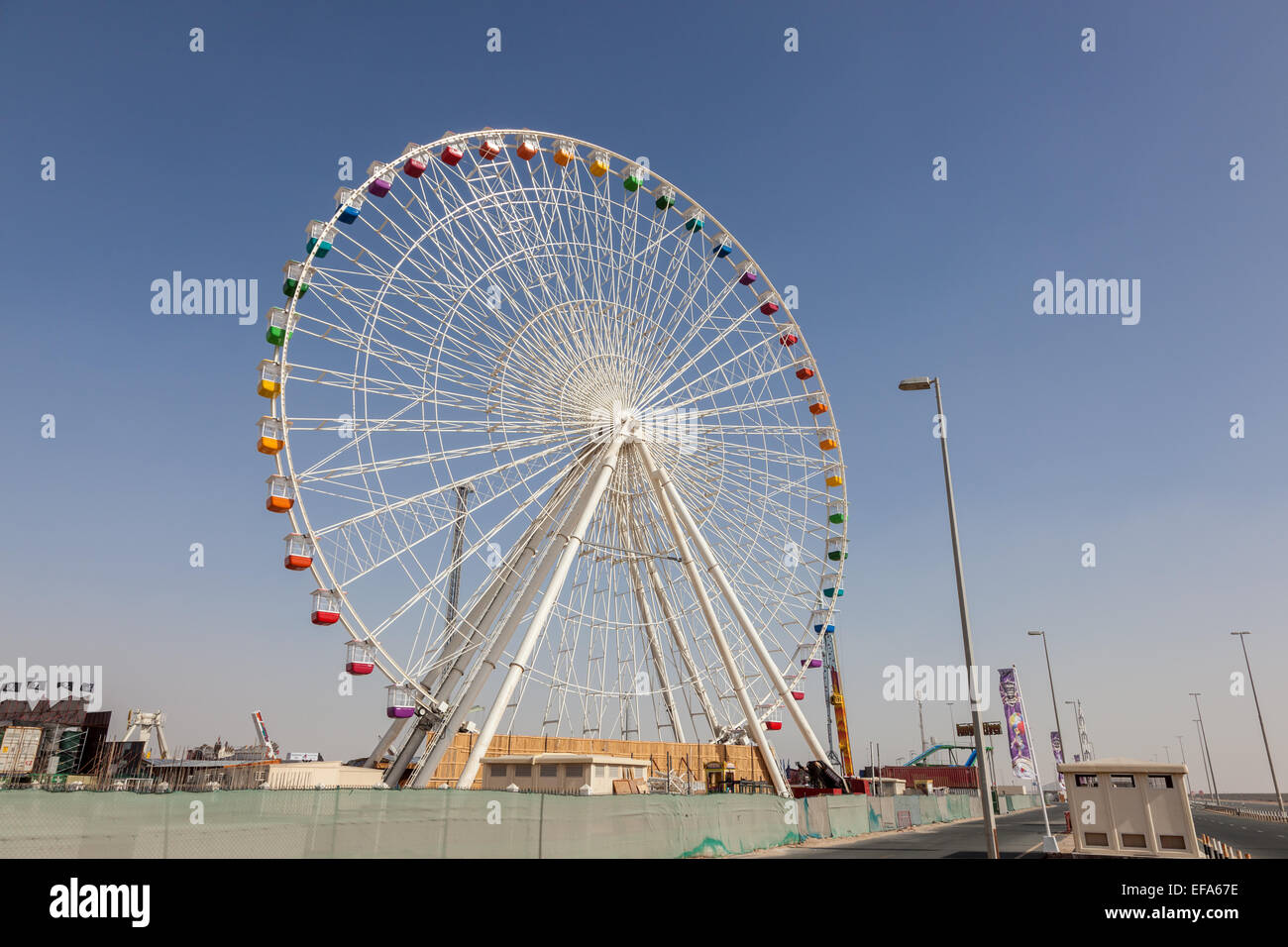 Village mondial du divertissement à l'extérieur de la ville de Dubailand Dubai, Émirats Arabes Unis Banque D'Images