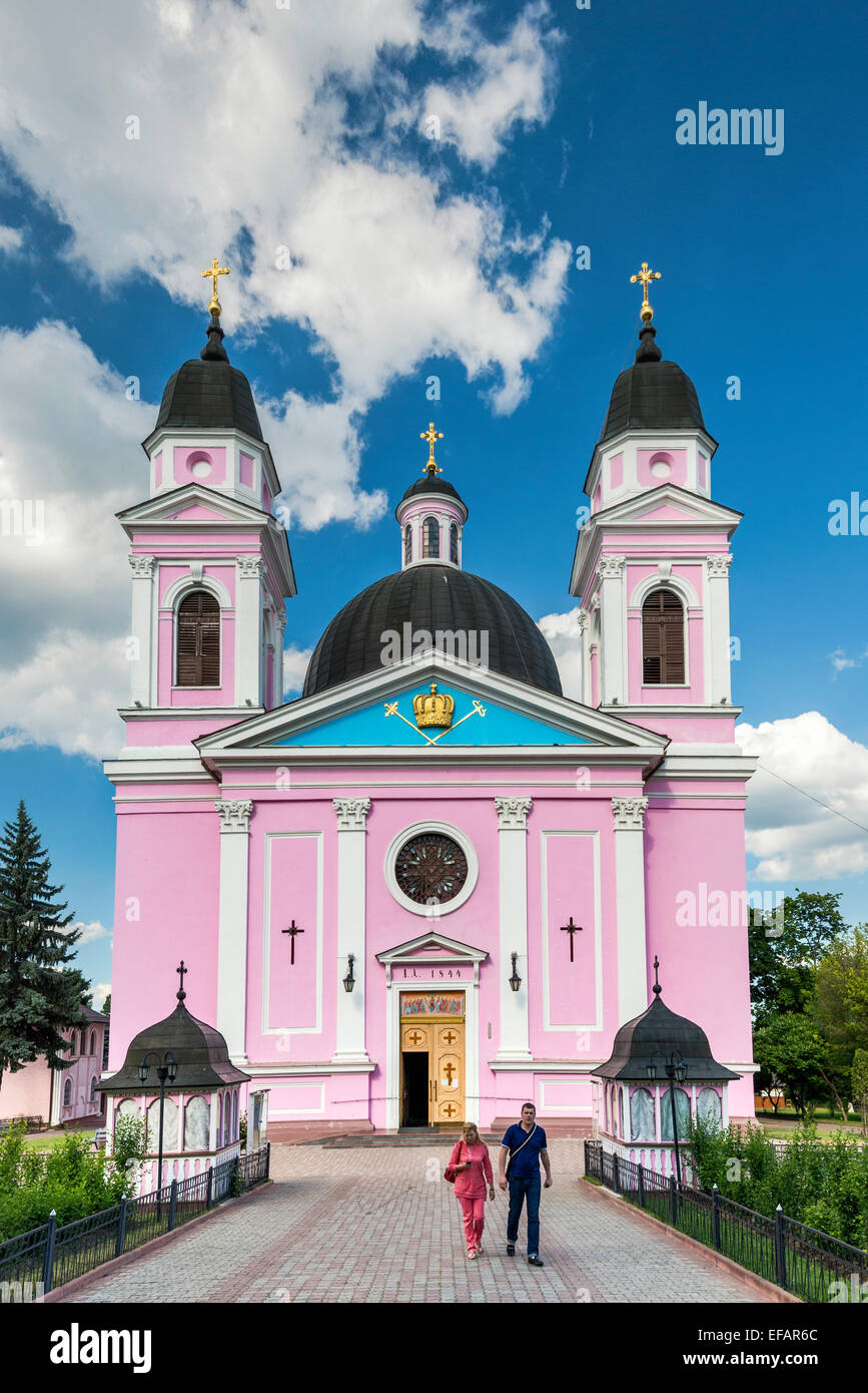 Esprit Saint Cathédrale Orthodoxe dans CHERNIVTSI, Ukraine, région de Bucovine Banque D'Images