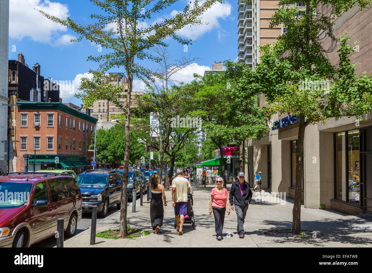 Henry Street à Brooklyn Heights, Brooklyn, New York, NY, USA Banque D'Images
