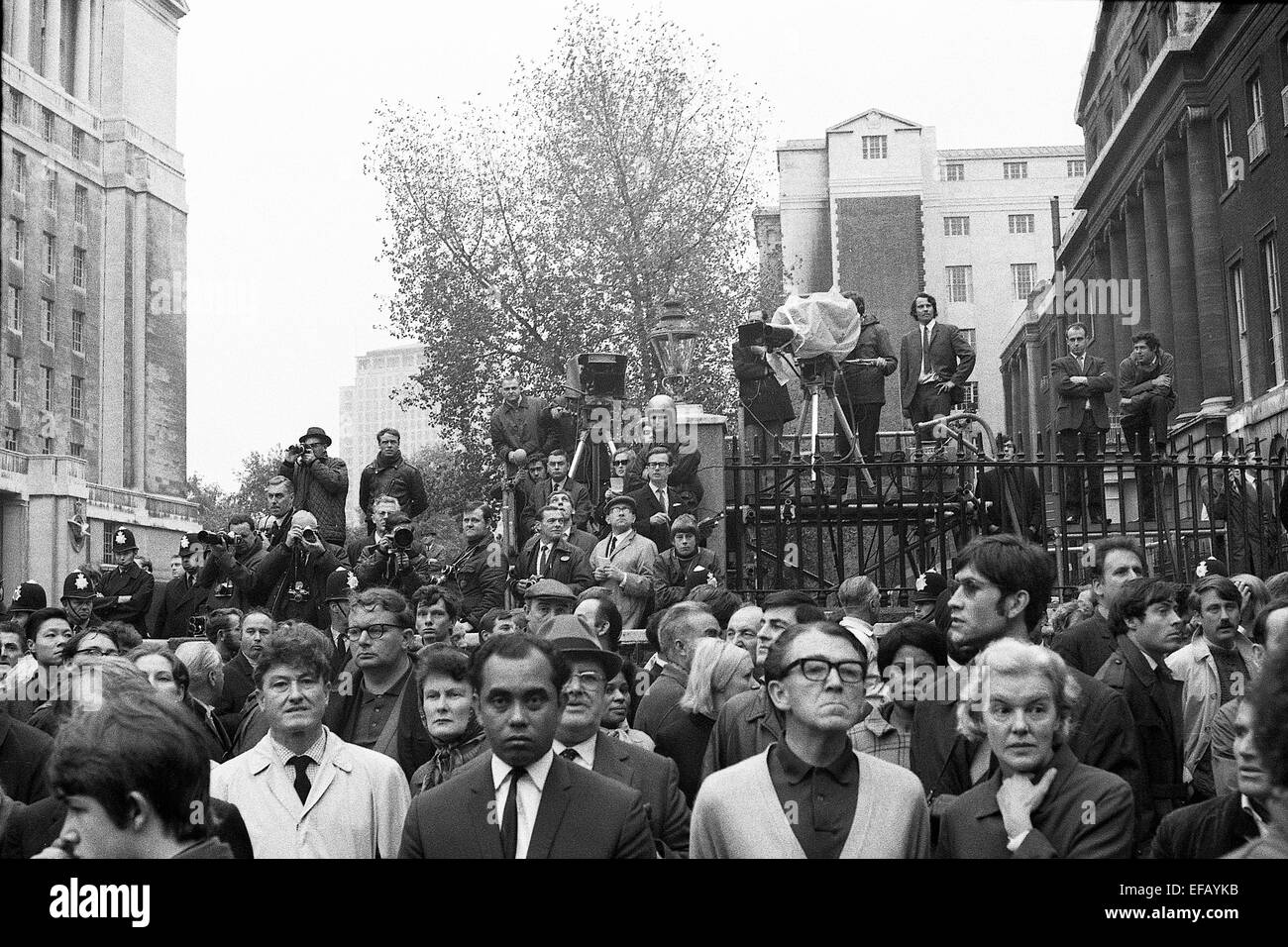 Protestation contre la guerre du Vietnam Londres Octobre 1968 Banque D'Images