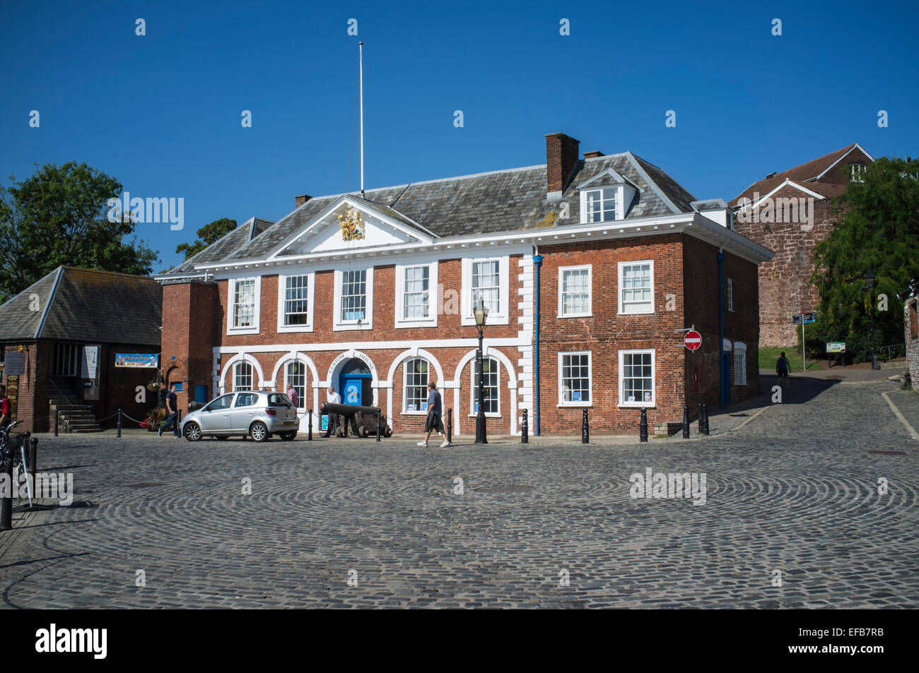 La Maison de la douane quais à Exeter Exeter Devon du sud Banque D'Images