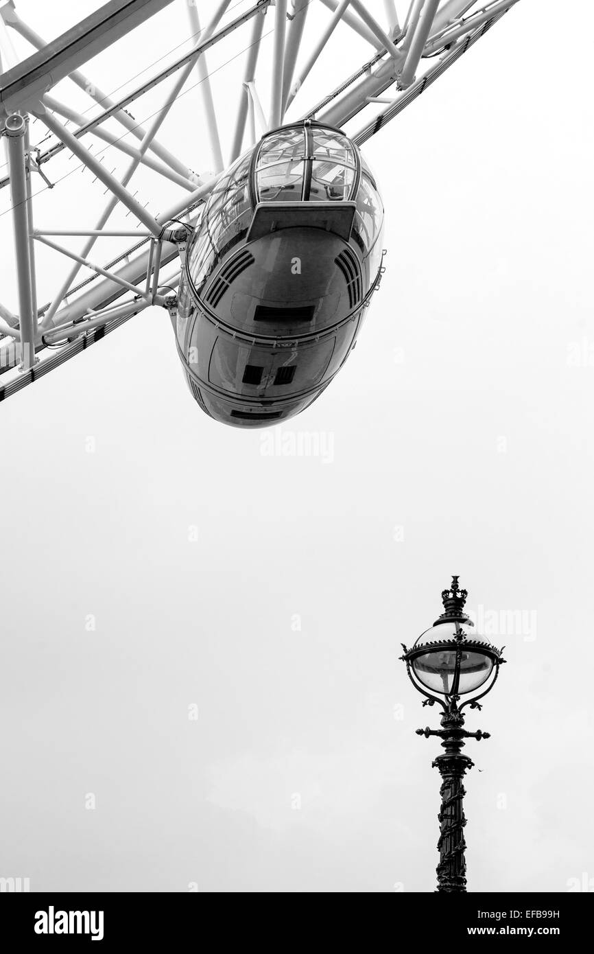 London Eye Détail Banque D'Images