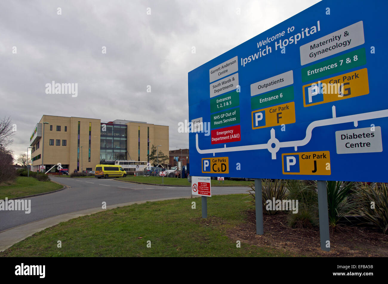 L'Hôpital d''Ipswich Suffolk Banque D'Images
