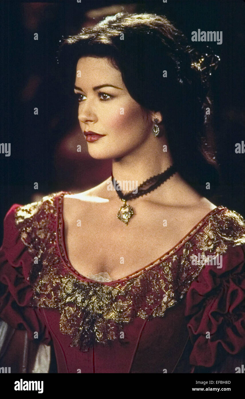 Catherine Zeta Jones Mask Zorro 1998 Banque d