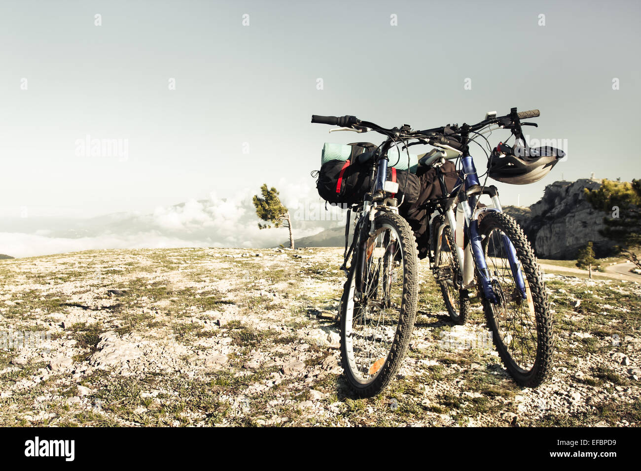 deux motos Banque D'Images