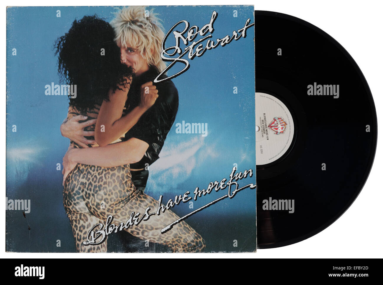 Les blondes s'amuse plus de Rod Stewart Banque D'Images