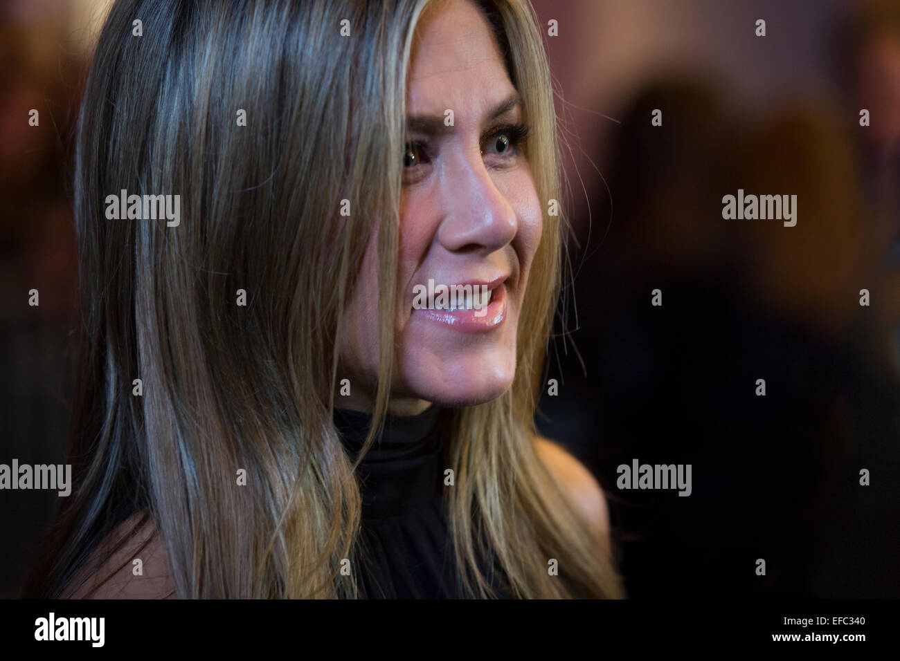 Santa Barbara, Californie, USA. 30Th Jan, 2015. Jennifer Aniston arrive à l'Arlington Theater à accepter le 30e Festival International du Film de Santa Barbara's Award Montecito. Crédit : Scott London/Alamy Live News Banque D'Images