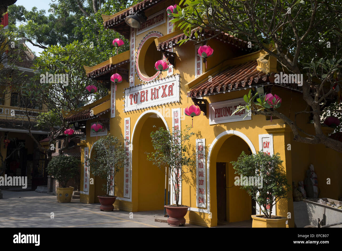 Quan Su ou le Vietnam Hanoi la Pagode des Ambassadeurs Banque D'Images