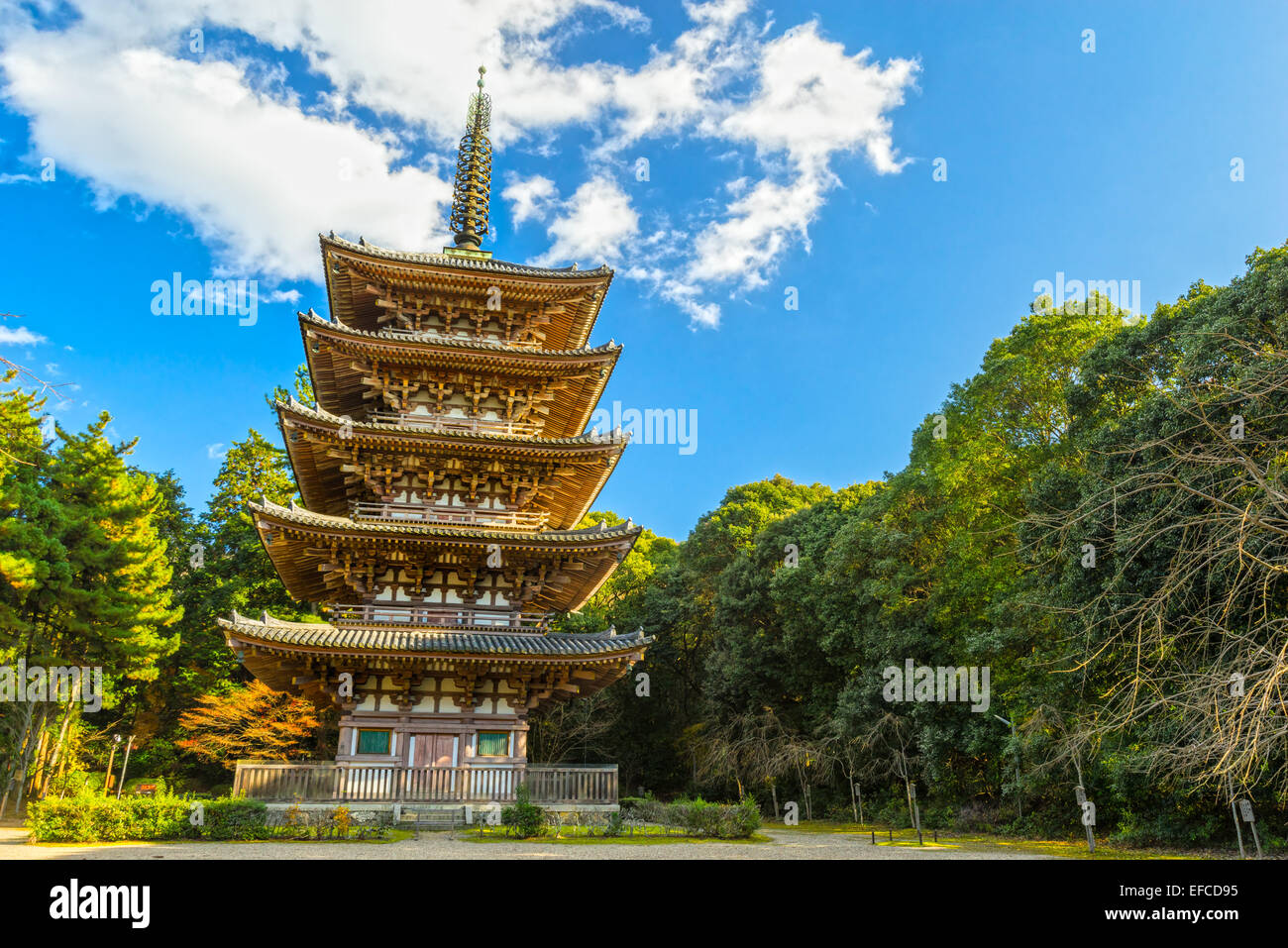 Daigo-ji temple bouddhiste à Fushimi-ku, Kyoto, Japon. Banque D'Images