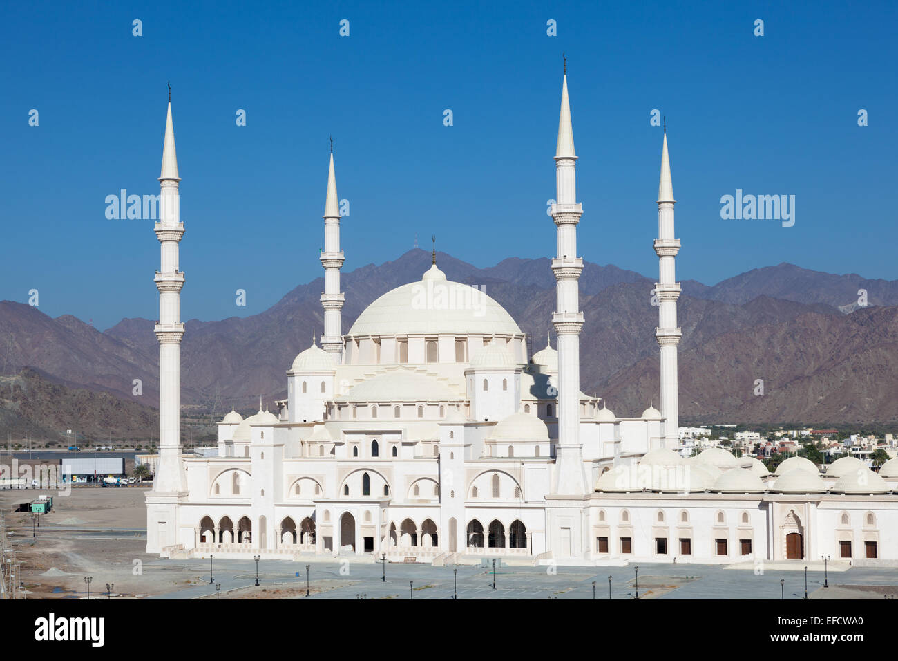 La nouvelle grande mosquée de Sheikh Zayed à Dubaï, Émirats Arabes Unis Banque D'Images