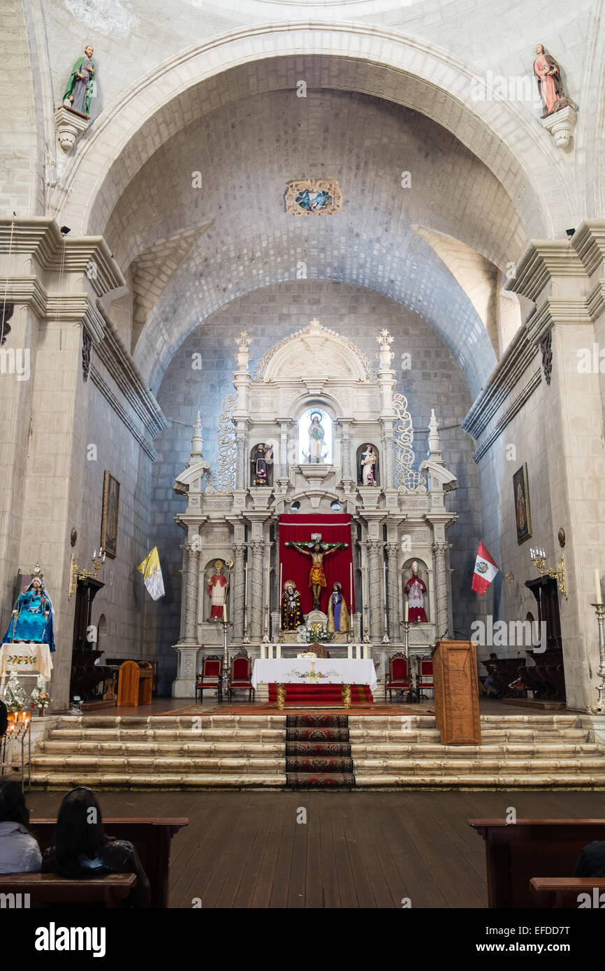 La Cathédrale de Puno, Pérou Banque D'Images