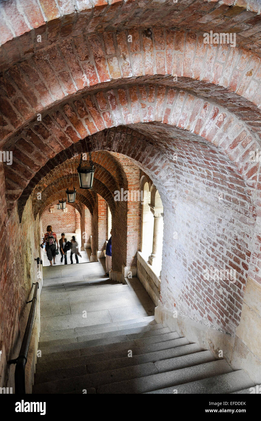 Halaszbastya (étapes) du Bastion des Pêcheurs, Budapest Banque D'Images