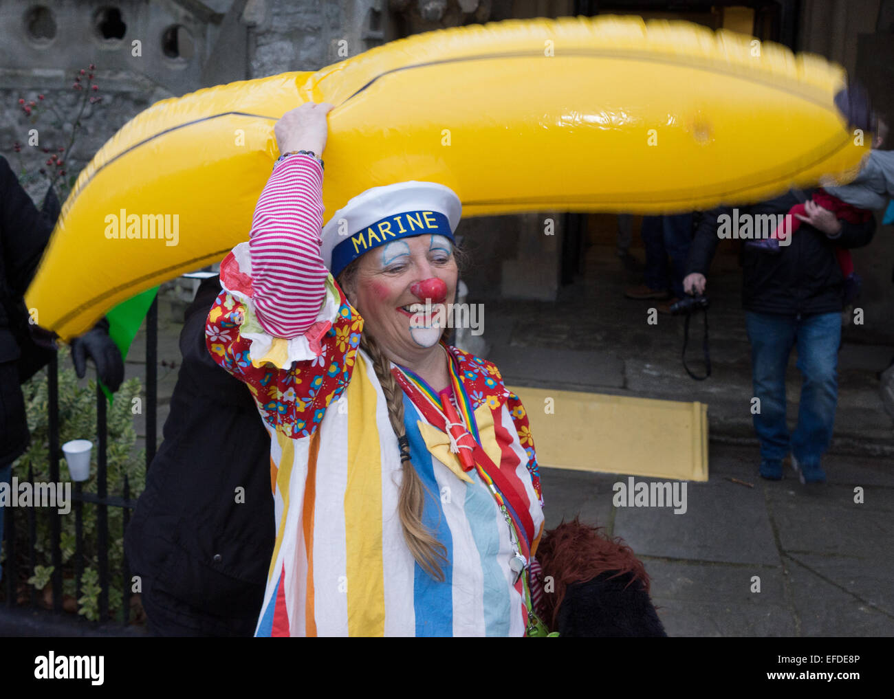 clown féminin Banque D'Images