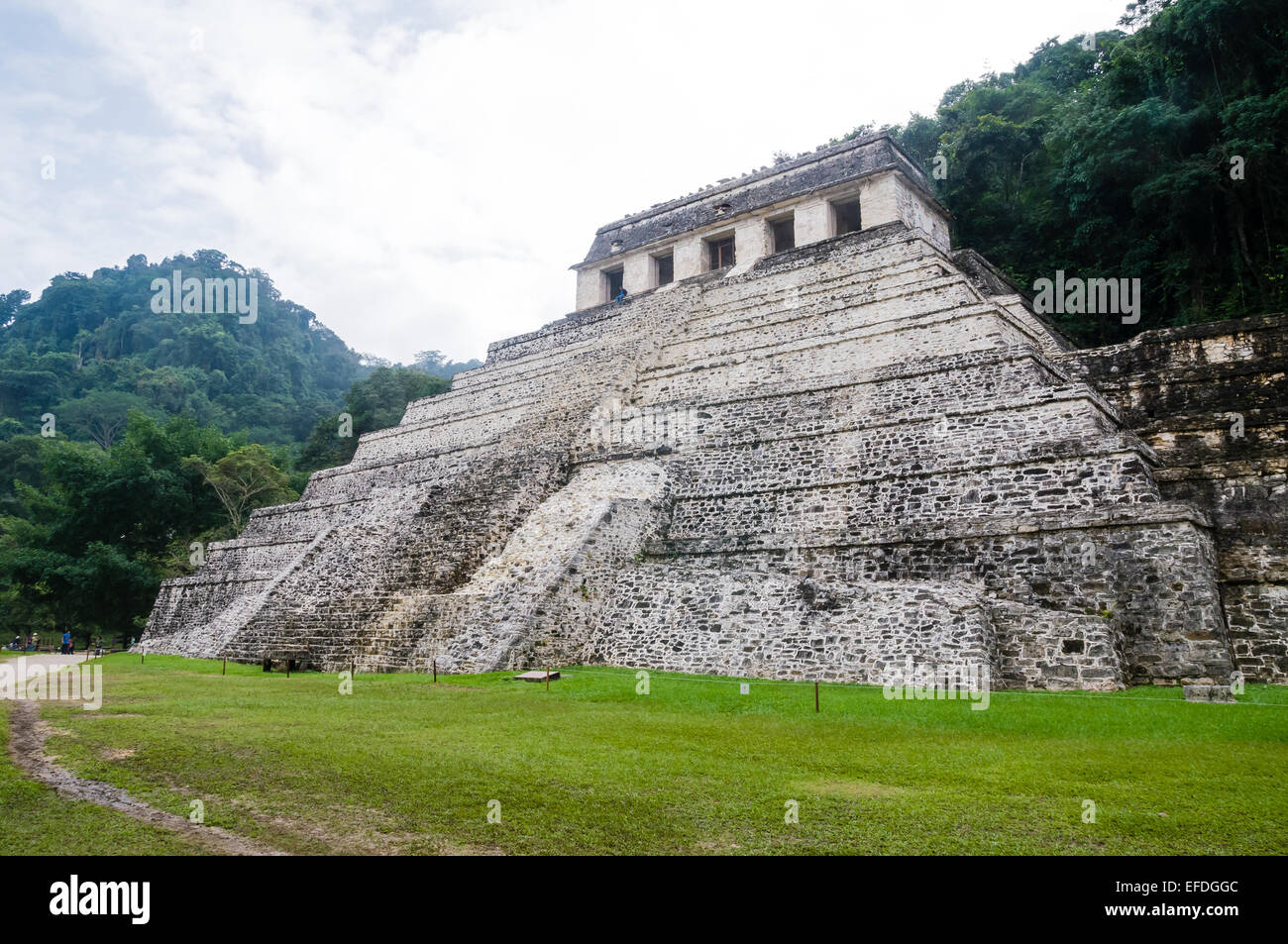 Ruines de Palenque, Mexique Banque D'Images