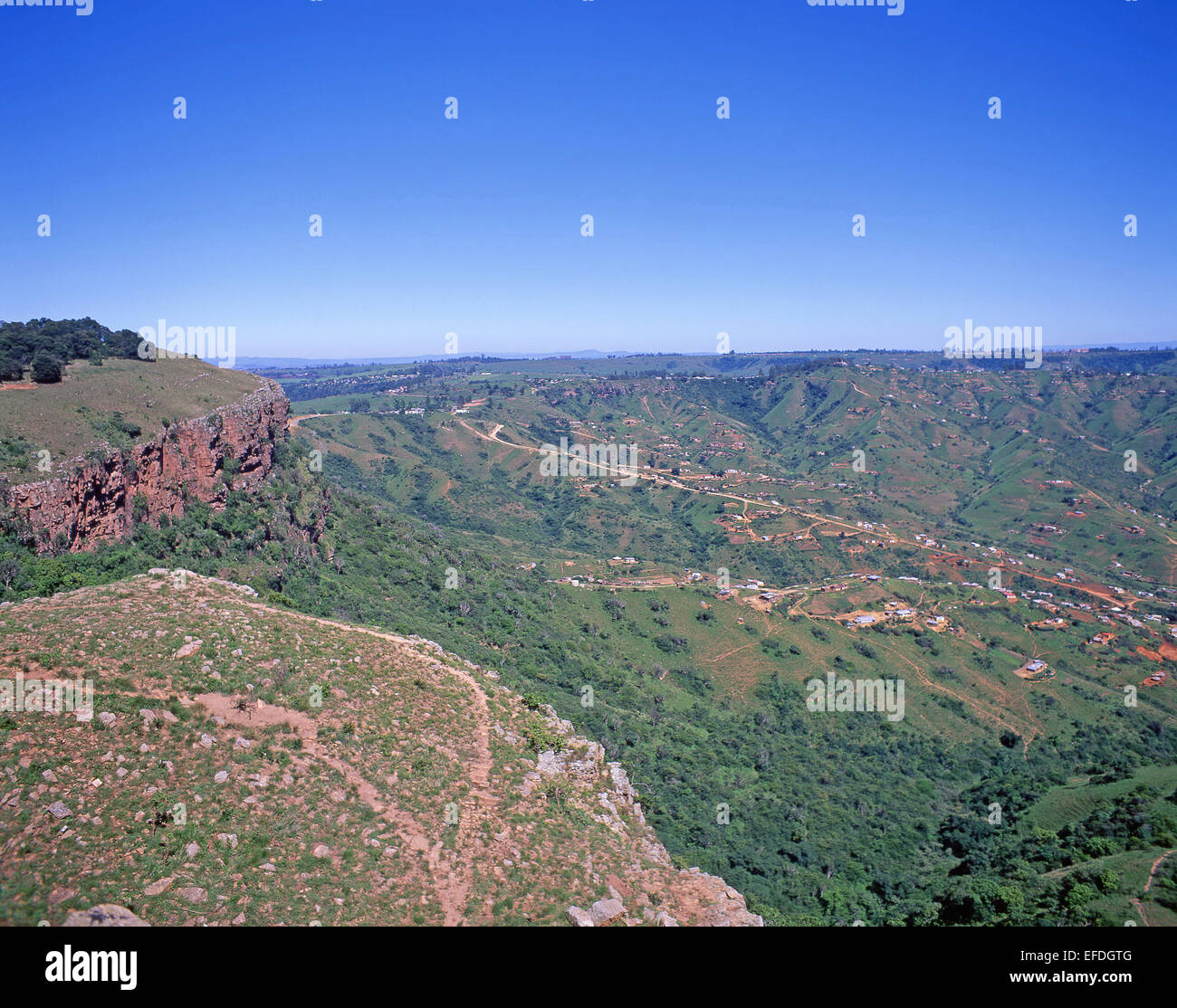 Vallée des Mille Collines (1000), Pietermaritzburg, province de KwaZulu-Natal, Afrique du Sud Banque D'Images