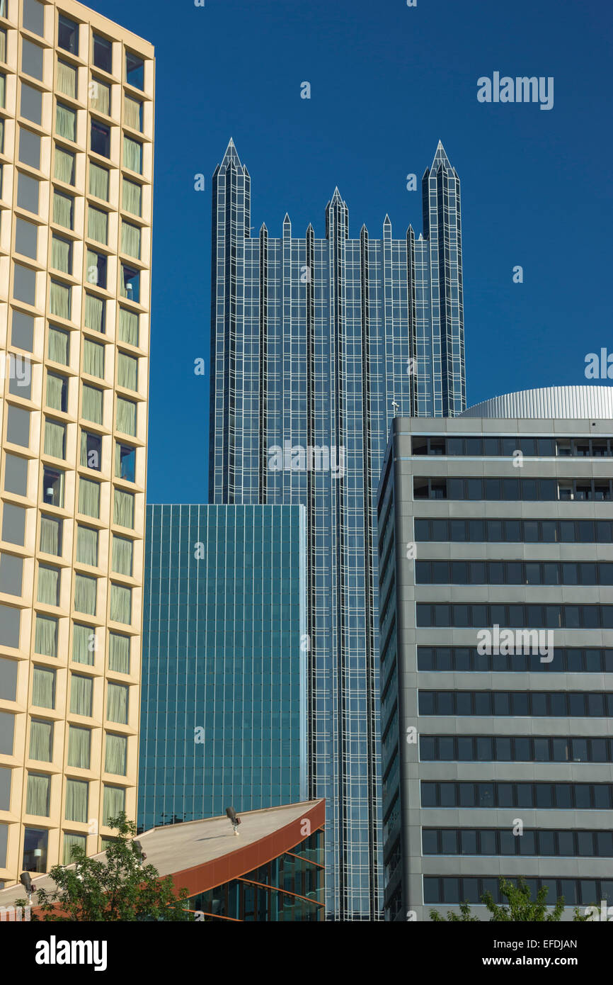 WYNDHAM HOTEL (2015) GRATTE-CIEL CENTRE-VILLE DE PITTSBURGH PENNSYLVANIA USA Banque D'Images