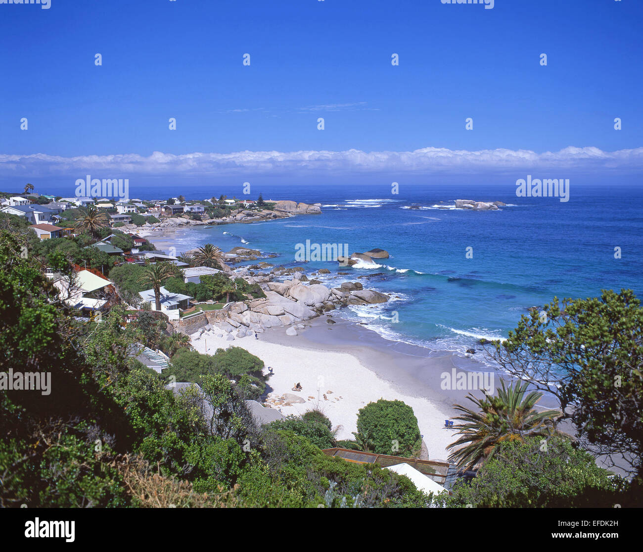 La plage de Clifton, le Clifton, Cape Town, Western Cape, Afrique du Sud Banque D'Images