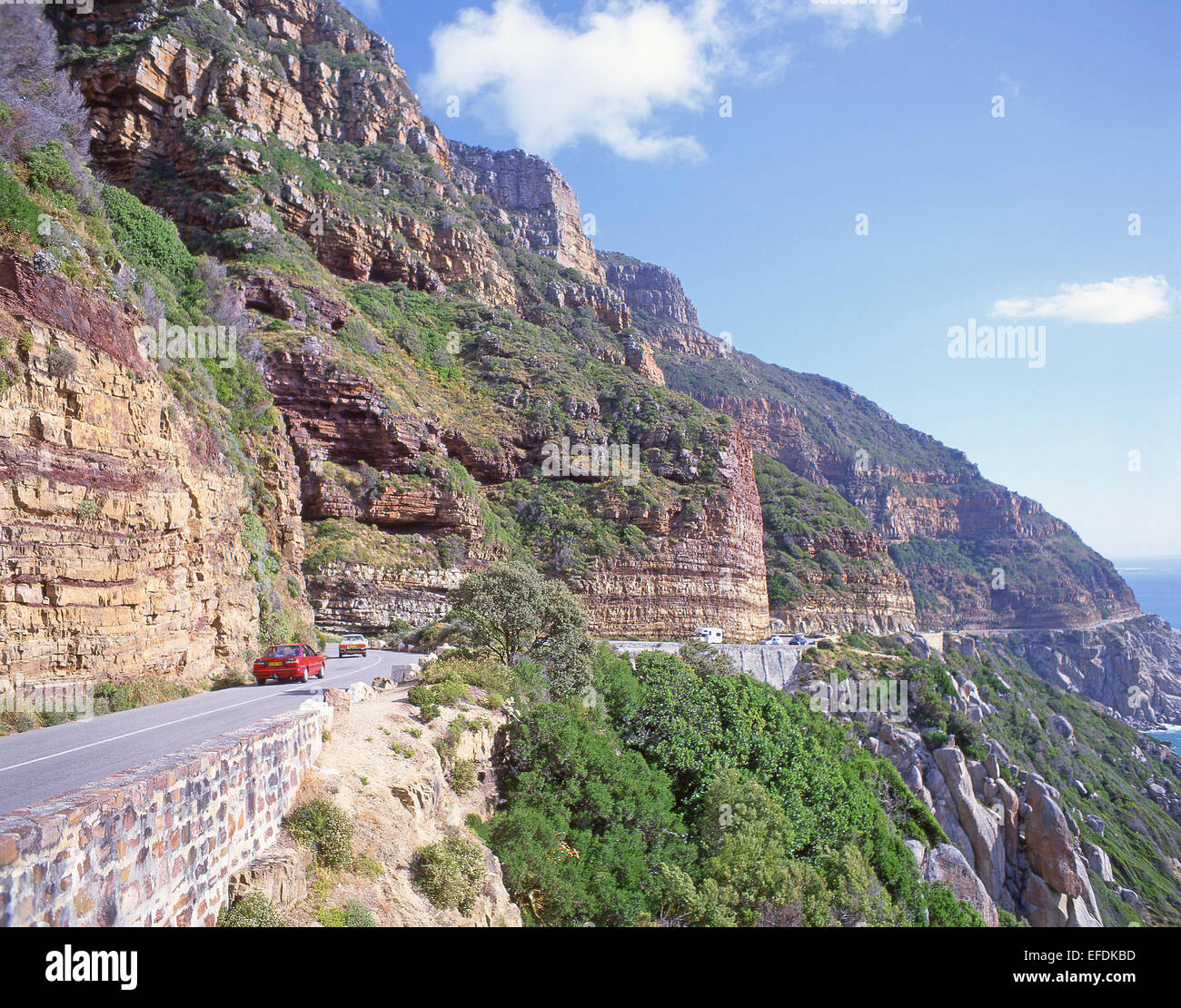 Chapman's Peak Drive, péninsule du Cap, Province de Western Cape, Afrique du Sud Banque D'Images
