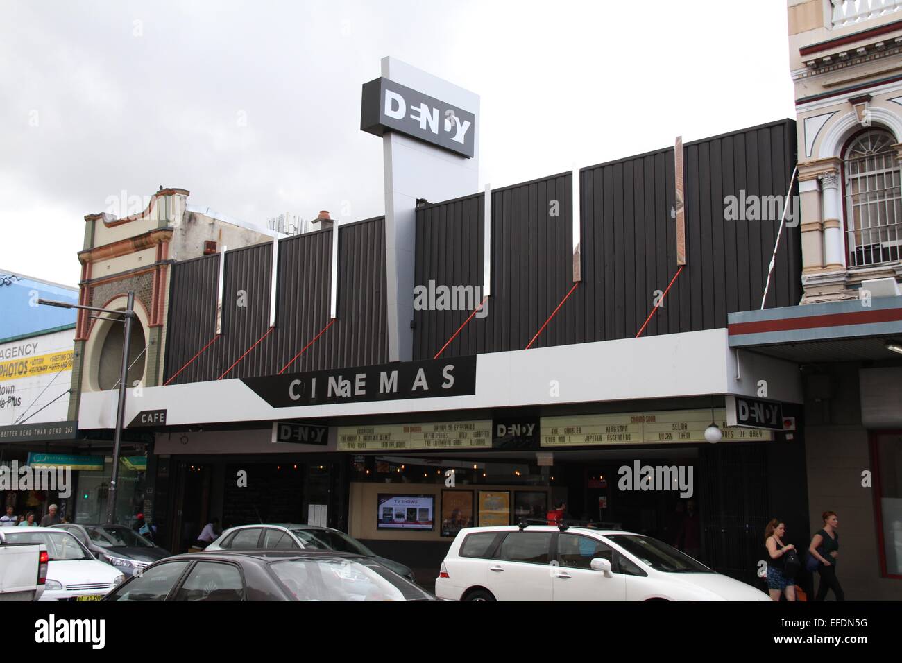 Dendy Cinemas, rue King, Newtown dans Sydney ouest. Banque D'Images