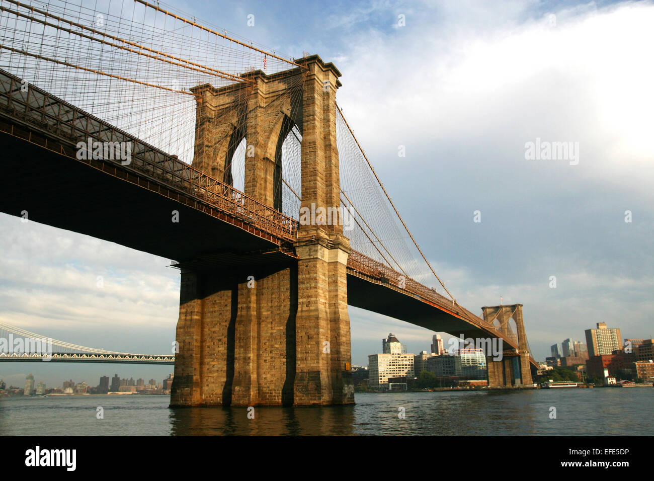 Pont de Brooklyn New York Banque D'Images