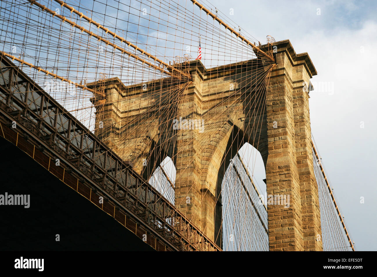 Pont de Brooklyn Banque D'Images