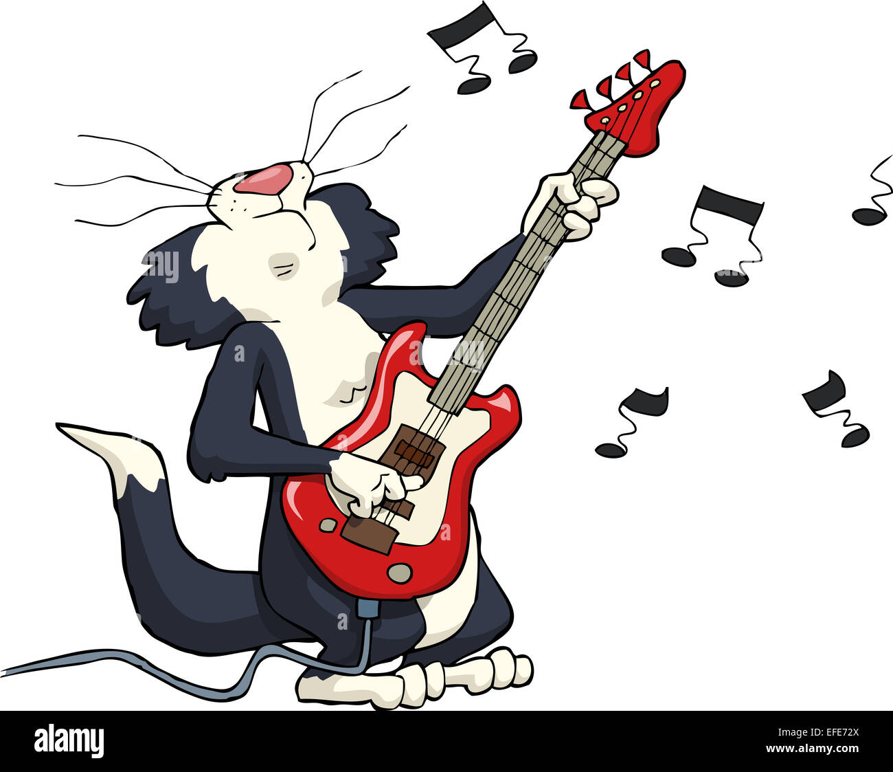 Chat Jouant Sur Une Guitare Electrique Photo Stock Alamy Chat Jouant Sur Une Guitare Electrique Photo Stock Alamy