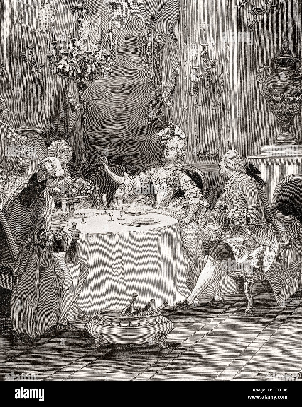 Madame De Pompadour Recevez Des Invites Au 18e Siecle Jeanne Antoinette Poisson Marquise De Pompadour Alias Madame De Pompadour 1721 1764 Membre De La Cour De France Et Le Chef Officiel Maitresse