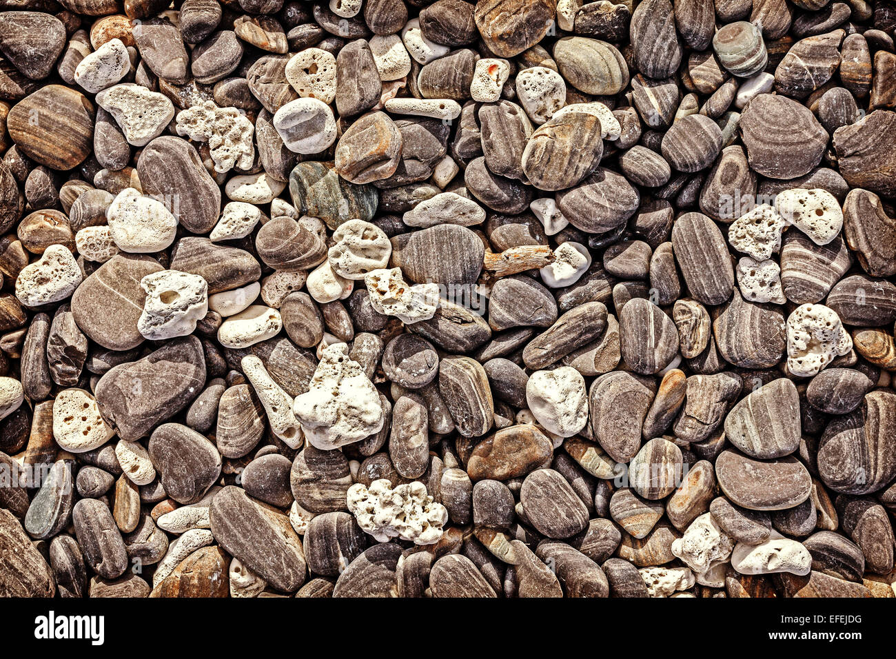 Vintage fond nature filtrée fait de pierres. Banque D'Images