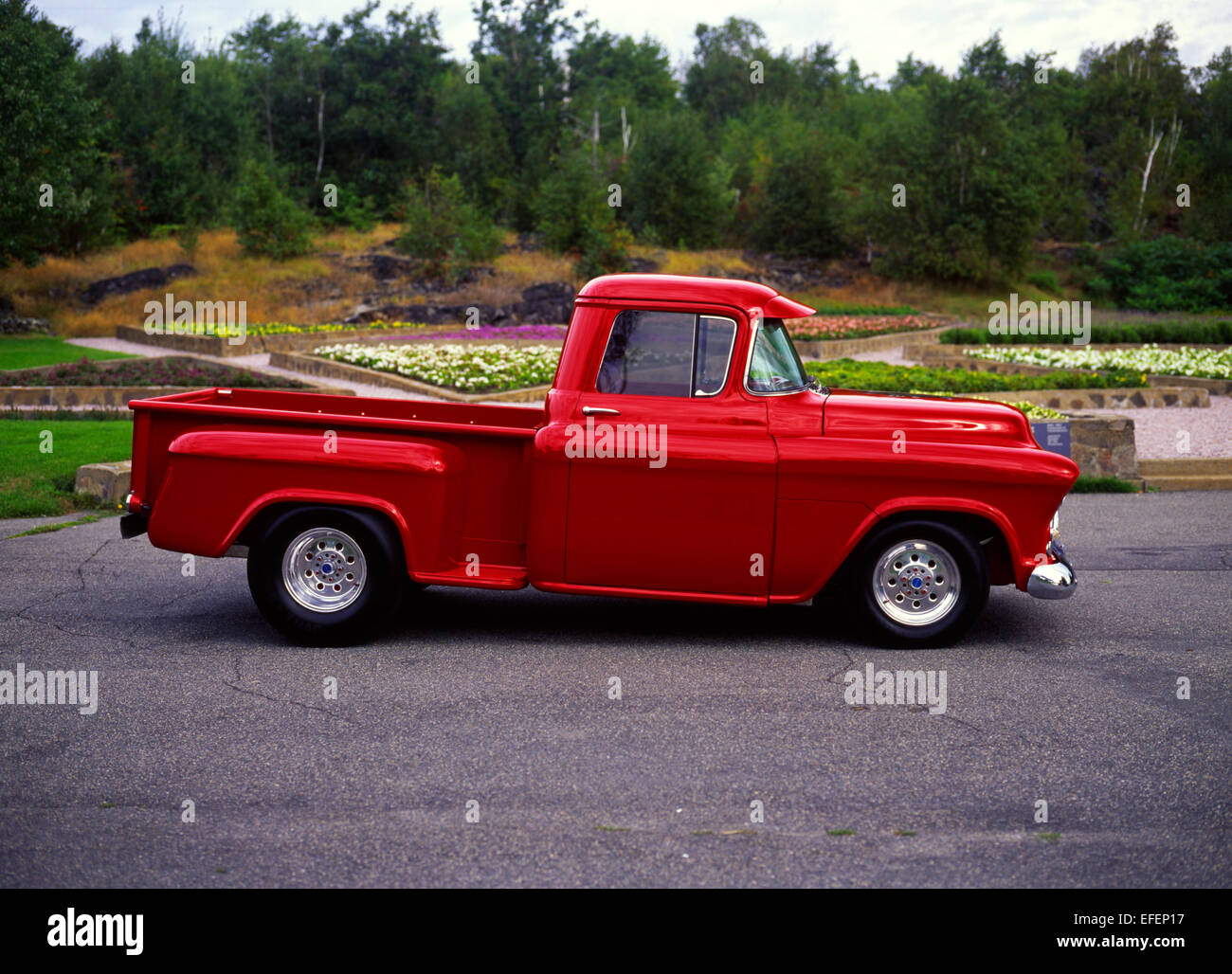 1956 Chevrolet Pick Up Truck personnalisé Banque D'Images