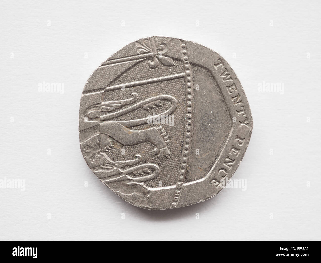 Pièces de monnaie de livre Banque D'Images