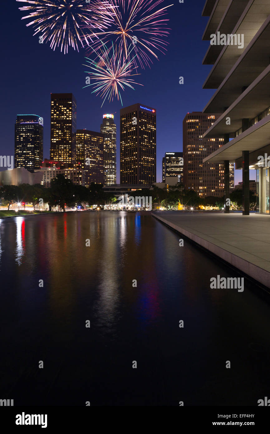 Gratte-ciel de l'EAU ET MINISTÈRE DE PUISSANCE EXTÉRIEURE LOS ANGELES CALIFORNIA USA Banque D'Images