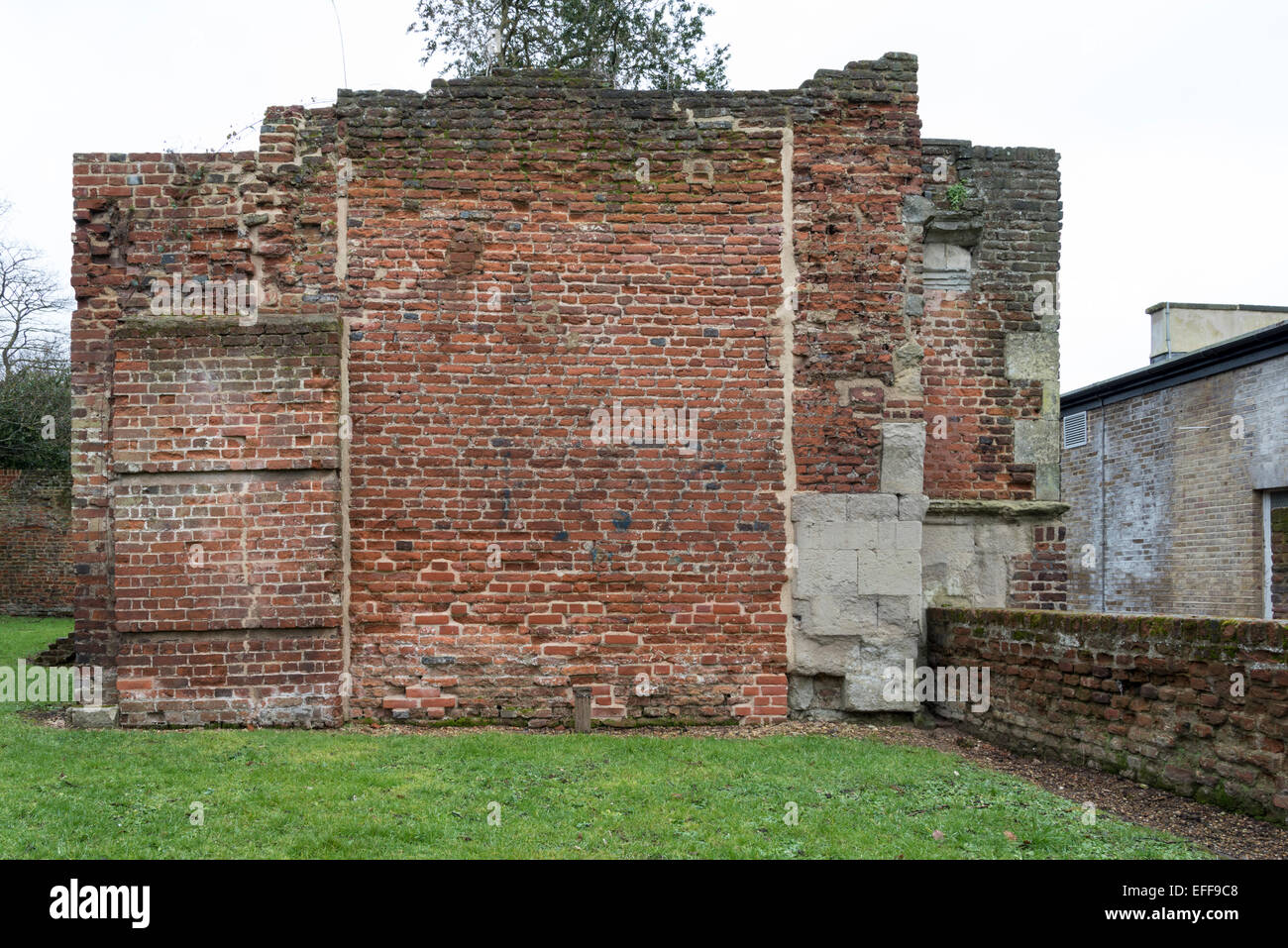 Cette partie de la seule autre mur qui est censé pour être une partie de James 1 palais préféré à Theobalds, Banque D'Images