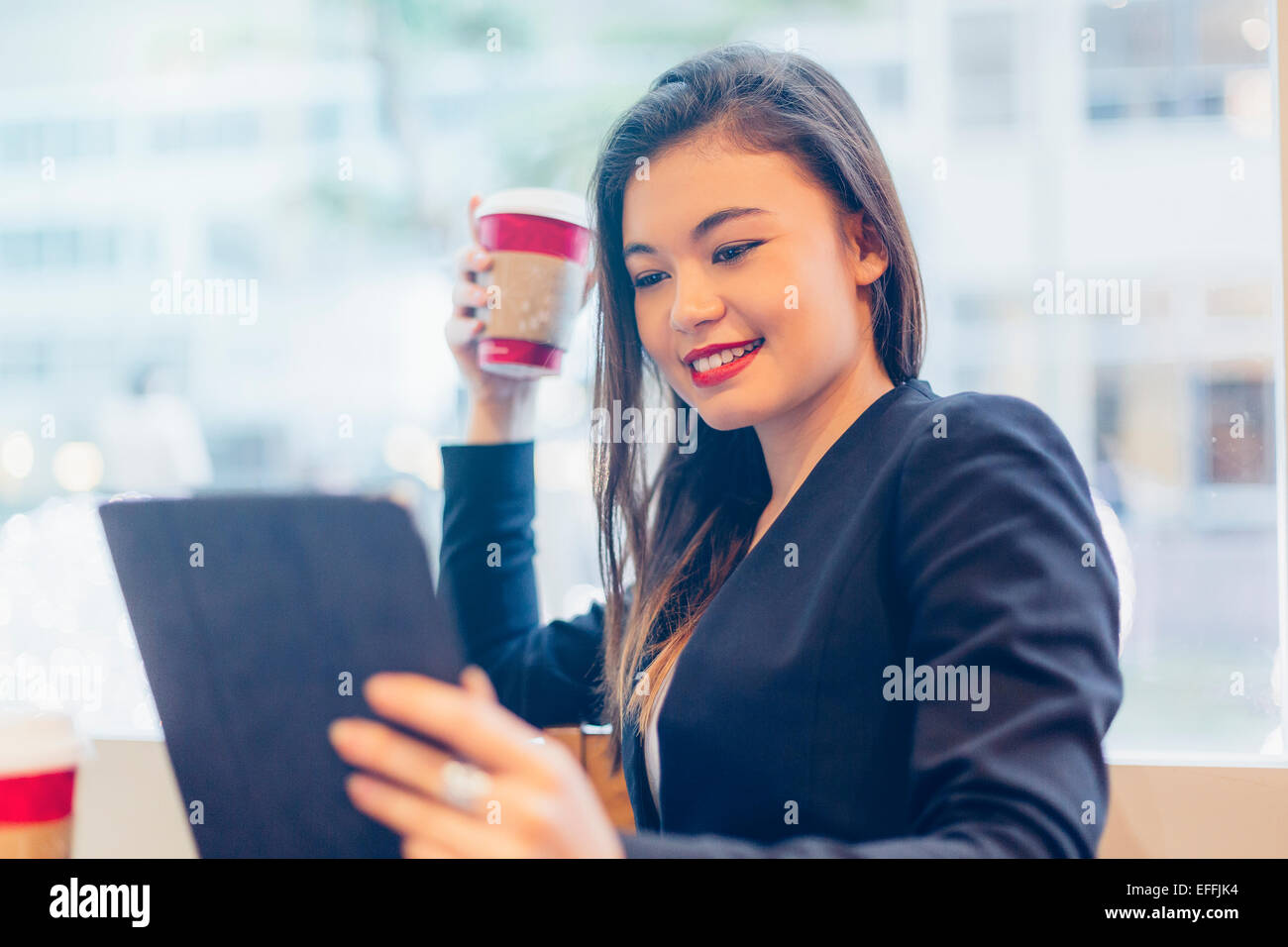 Portrait d'un asian businesswoman Banque D'Images