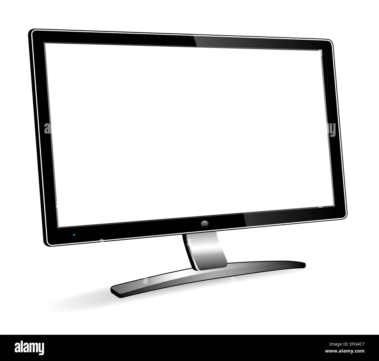 L'écran de l'ordinateur 3D Banque D'Images