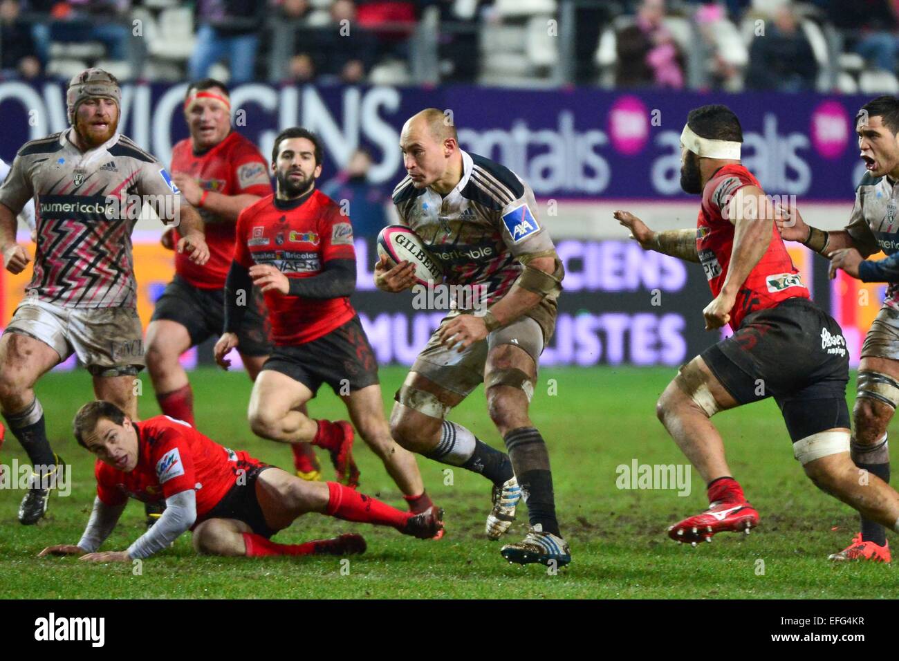 Sergio Parisse - 31.01.2015 - Stade Francais/Oyonnax - 17eme journée de Top 14.Photo : Dave Winter/Icon Sport Banque D'Images