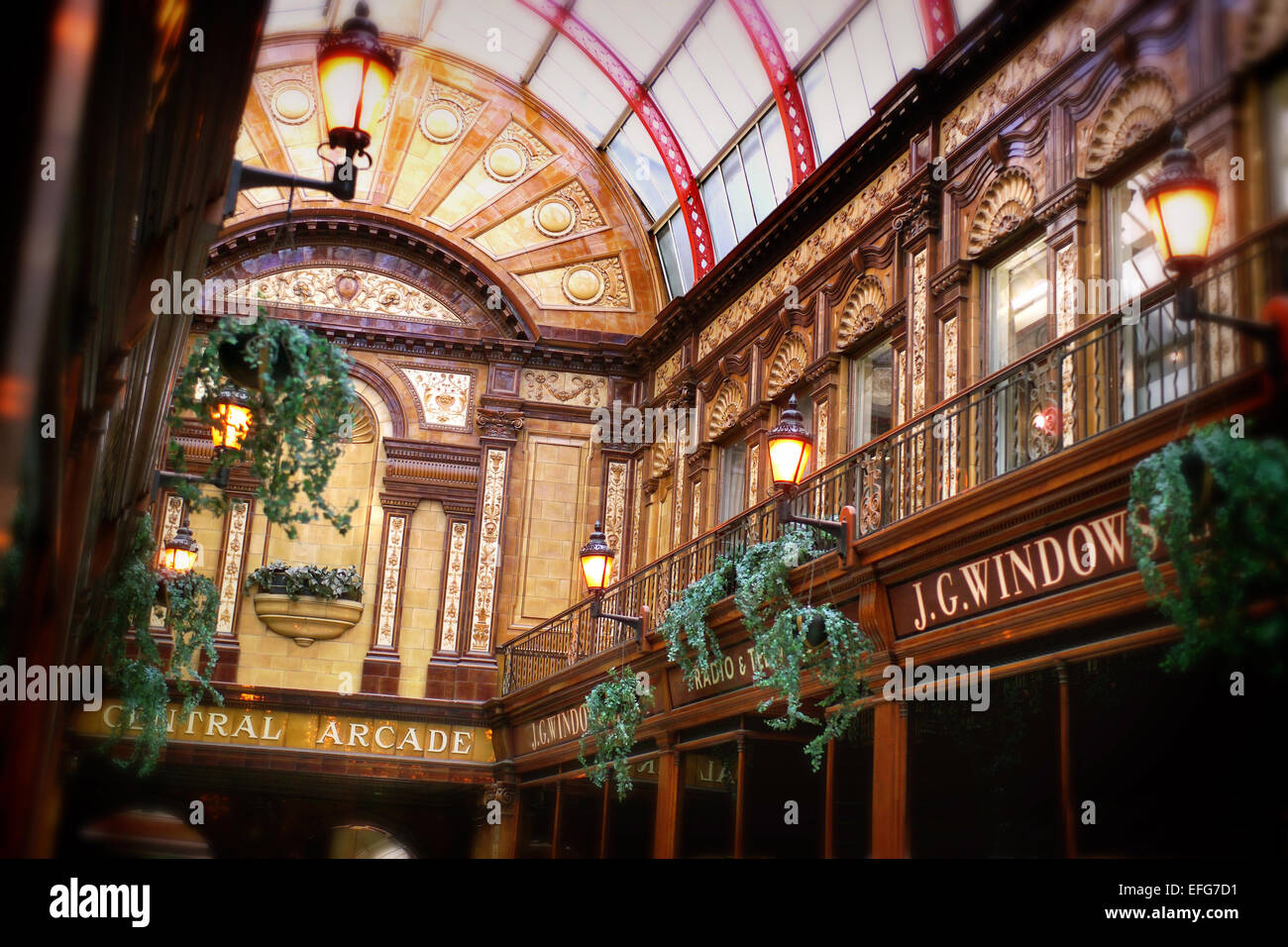 L'Arcade centrale, Grainger Town, Newcastle-upon-Tyne Banque D'Images