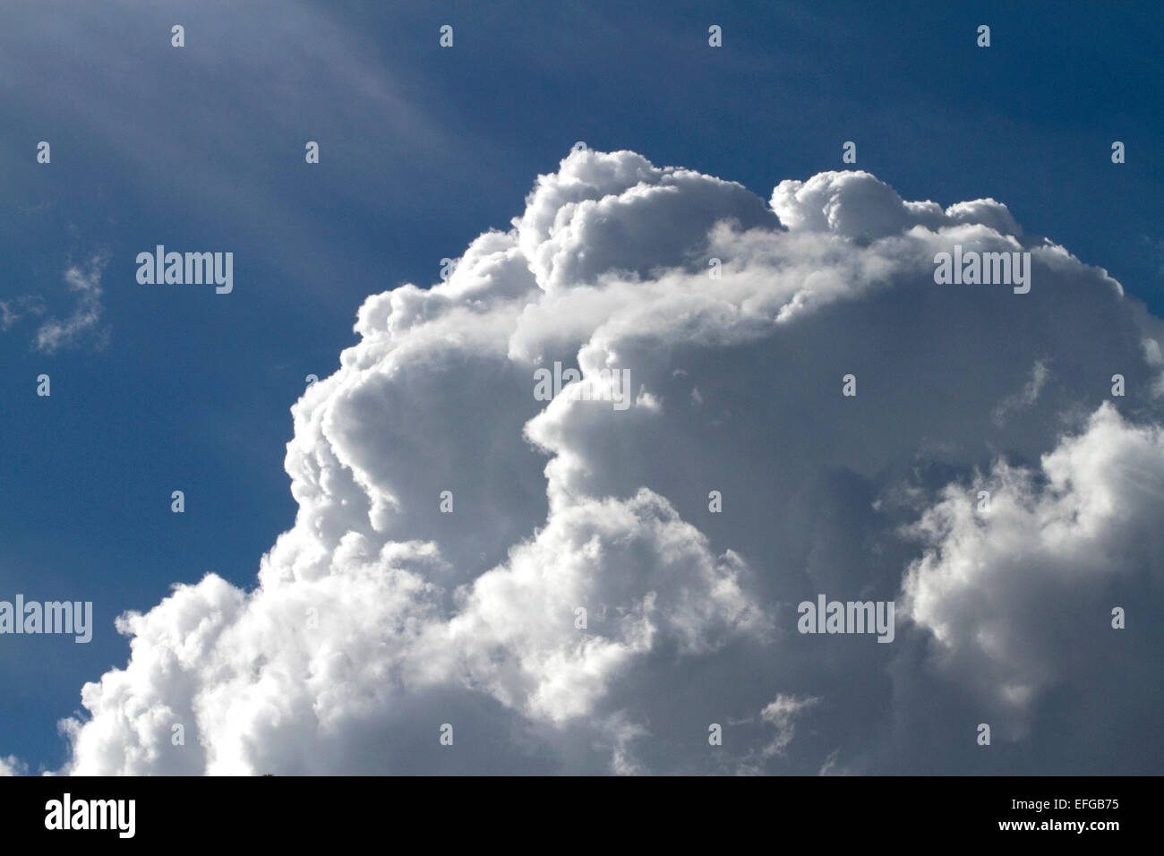 Cumulonimbus. Banque D'Images