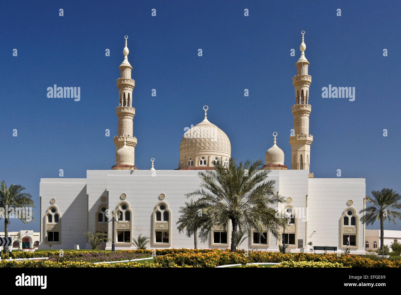 Mosquée de Dibba Muhallab, Fujairah, Émirats Arabes Unis Banque D'Images
