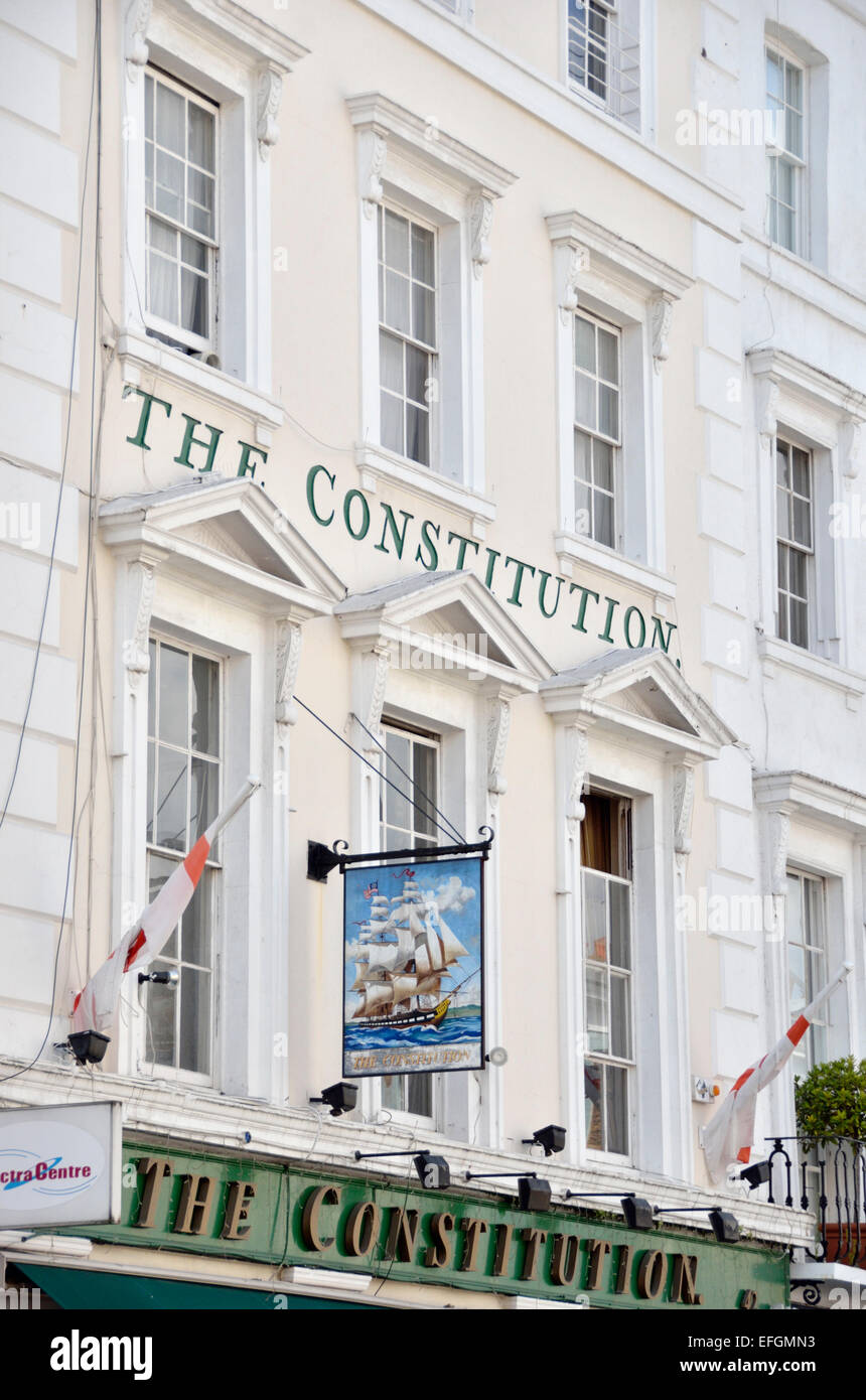 La Constitution Pub à Pimlico, Londres, Royaume-Uni. Banque D'Images