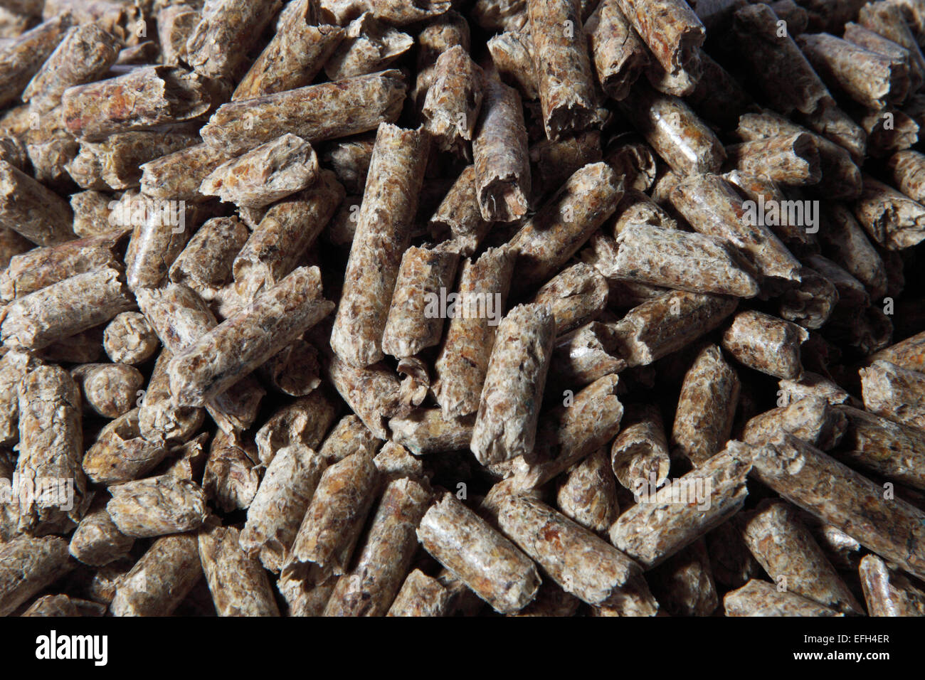 Biomasse bois pellets, full frame Banque D'Images