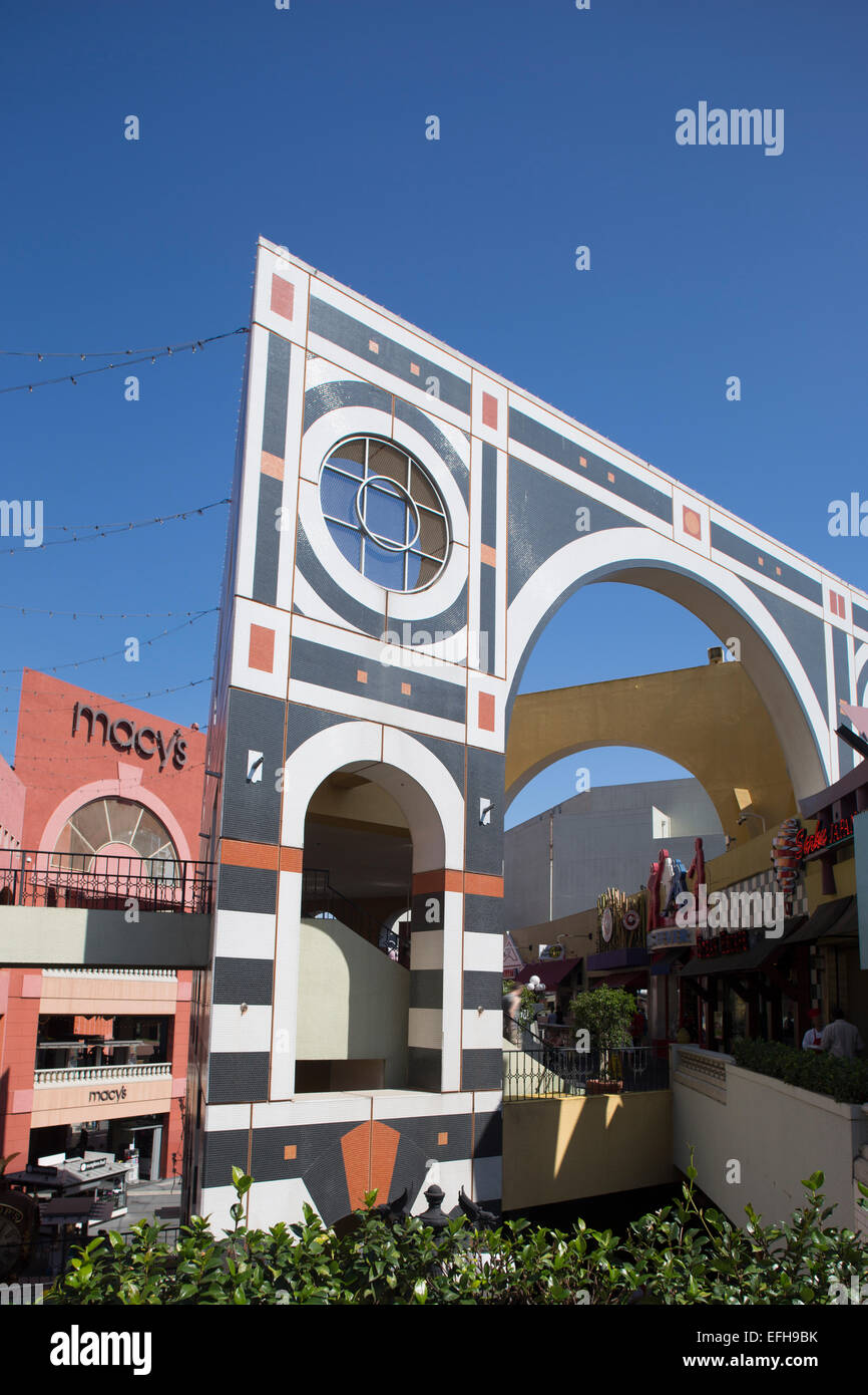 HORTON PLAZA SHOPPING MALL DOWNTOWN SAN DIEGO CALIFORNIA USA Banque D'Images