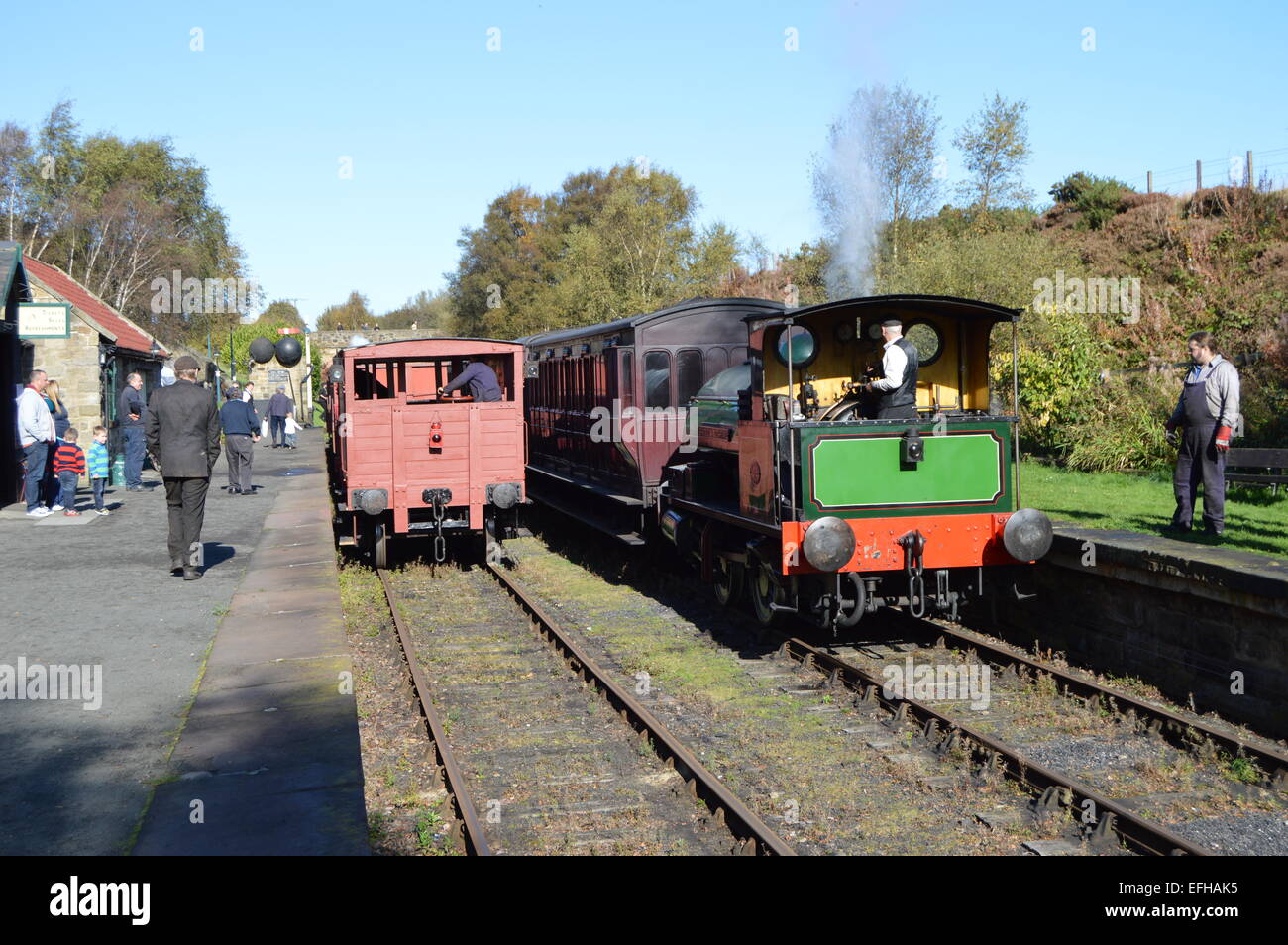 Andrews House station sur fer Tanfield, Gateshead, Tyne et Wear Banque D'Images