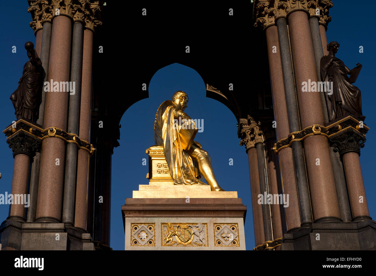 L'Albert Memorial à Kensington, Londres Banque D'Images