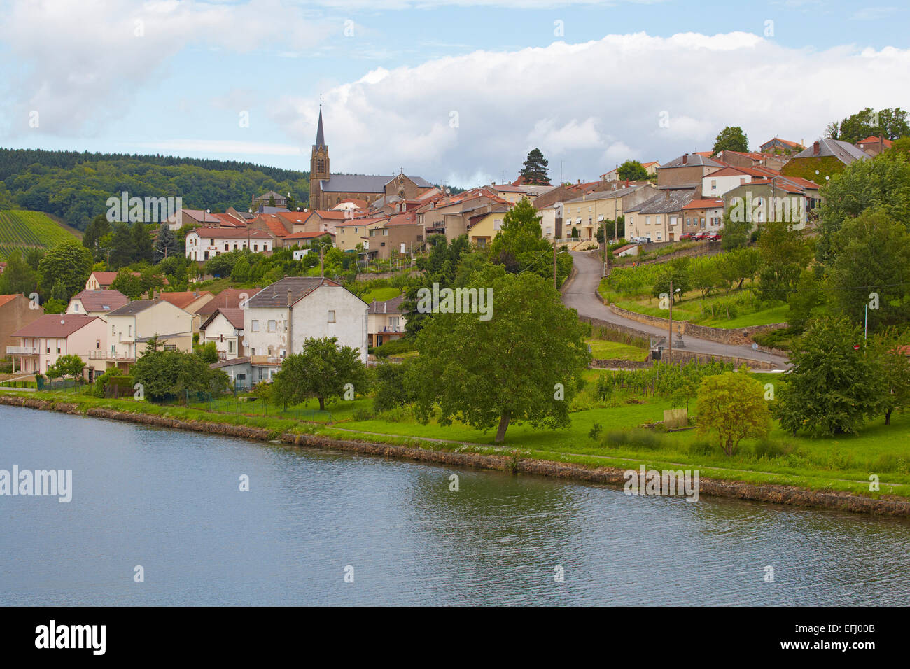 Contz-les-Bains, Moselle, Moselle, Région Alsace Lorraine, France, Europe Banque D'Images