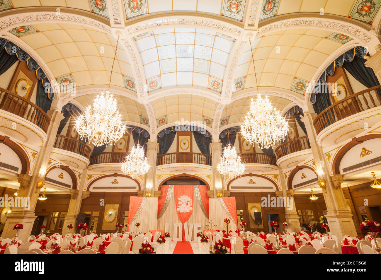 La Chine, Shanghai, l'Astor House Hotel, l'hôtel Peacock Banque D'Images