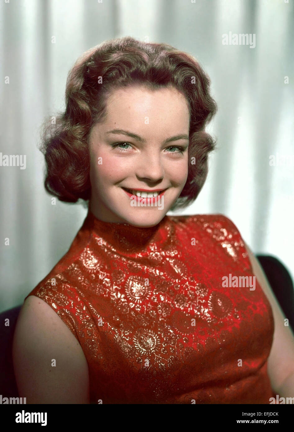 ROMY SCHNEIDER (1938-1982) Actrice filkm franco-allemand à propos de 1958 Banque D'Images