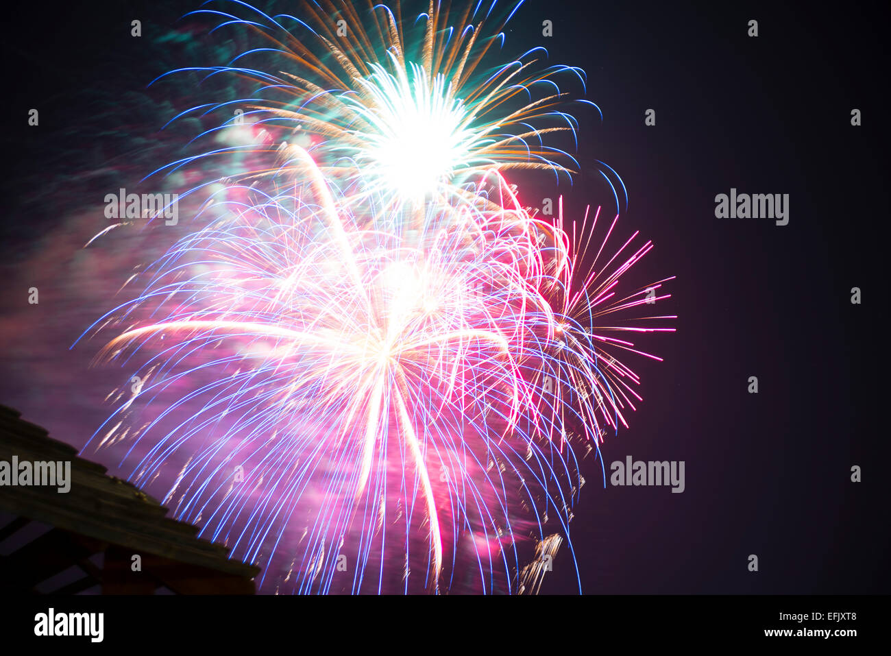 Feu d’artifice Banque D'Images