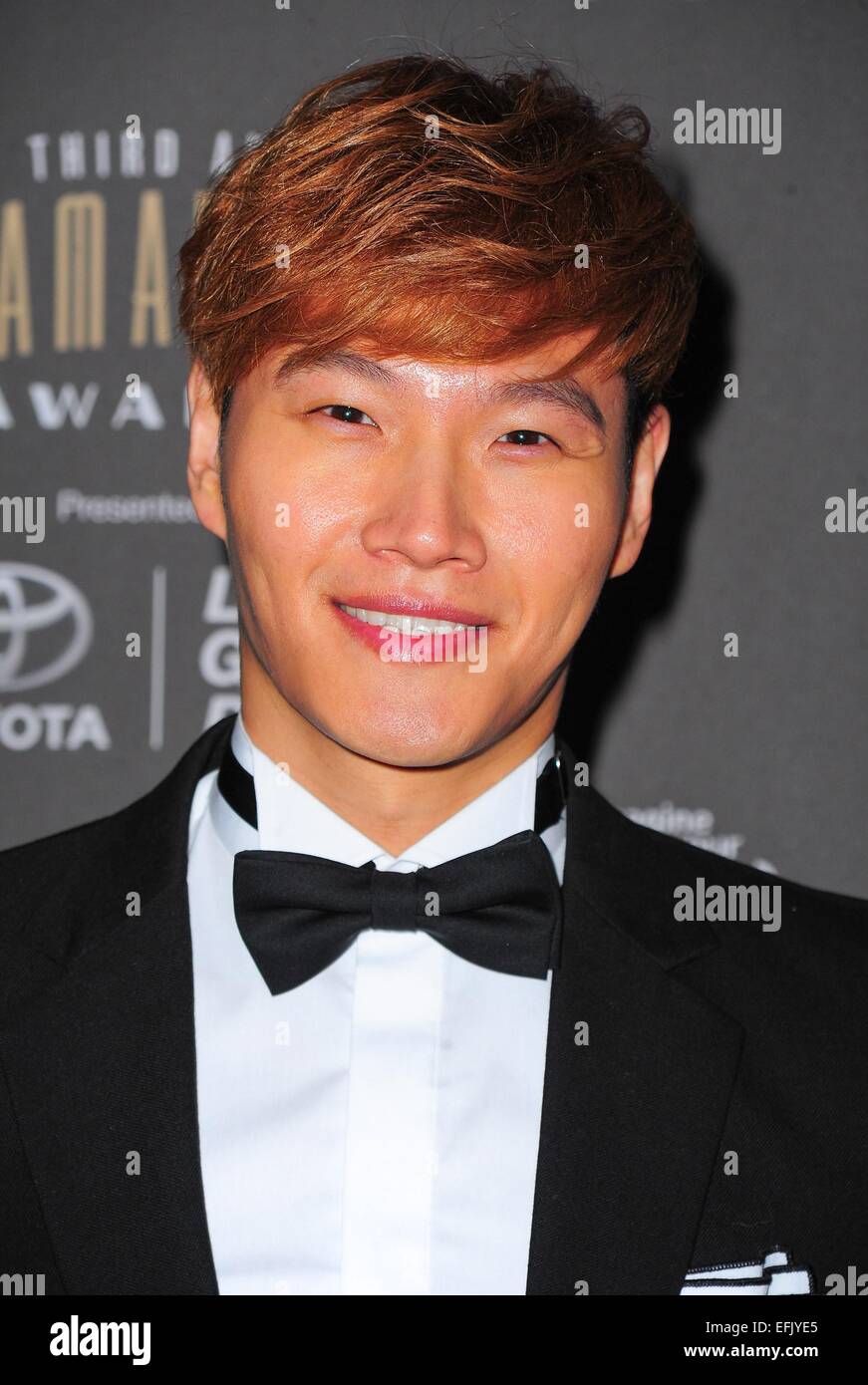 New York, NY, USA. 5e Février, 2015. Kim Jong kook au niveau des arrivées pour le 3e Prix annuel DramaFever, Hudson Theatre, New York, NY Le 5 février 2015. © Gregorio T./Binuya Everett Collection/Alamy Live News Banque D'Images