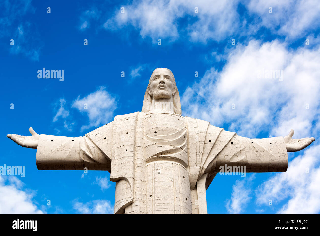 Plus grande statue de Jésus Christ dans le monde, le Cristo de la Concordia à Cochabamba, Bolivie Banque D'Images